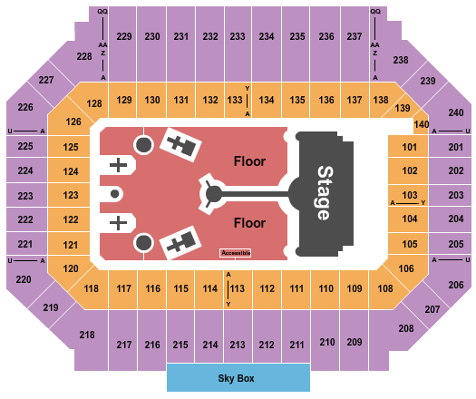 Stanford Stadium Coldplay Seating Chart